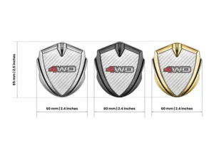 Silicone Emblem Badge Modern Look High-End Style